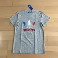 M アディダス adidas Tシャツ　トリコロール
