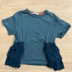 Otonato フリル切り替えTシャツ 120cmのサムネイル