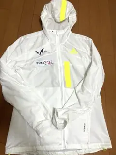 明治大学　駅伝競走部　adidas 反射材付きフードジャケット