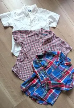 Ralph Lauren ボタンダウンシャツ 3枚セット 120サイズ