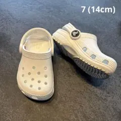 Crocs クロックス 白 ホワイト サンダル サイズ7 14-15cmのサムネイル