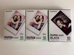 FUJIFILM instax mini & BLACK インスタントフィルム