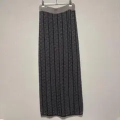 LOWRYSFARM ロングニットタイトスカート