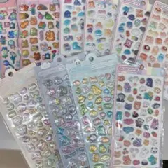 3Dぷくぷくシール　オーロラシール10枚