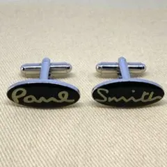 ポールスミス　カフス　ブラック　シルバー　カフリンクス　Paul Smith