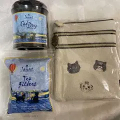 カルディネコの日バック　Janat 紅茶 、フィルター 、マルチポーチ