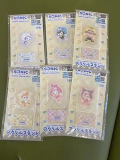 SONIC & FRIENDS ×Sanrio アクリルスタンド 全6種セット SONIC & FRIENDS ×Sanrio アクリルスタンド 全6種セット - メルカリ