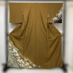 No.2840 未使用シリーズ正絹辻が花柄金彩訪問着　超美品