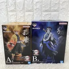 新品 一番くじ 鬼滅の刃 雷の兄弟 A賞 善逸 B賞 獪岳 フィギュアセット