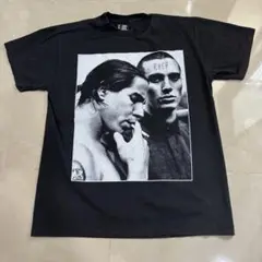 最終セールXL★レッドホットチリペッパーズ★大判フォトプリントTシャツ黒灰