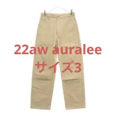 AURALEE 22AW COTTON OILED CANVAS PANTSのサムネイル