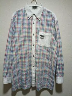 PAGELO多色チェック柄シャツ 2026年最新】PAGELO 柄：チェック メンズ 長袖シャツ その他の人気