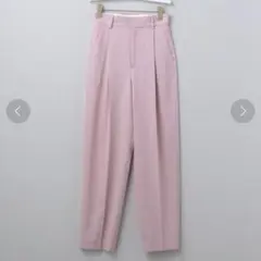 6 ROKU TUCK PANTS タックパンツ　ピンク　34 美品　スラックスのサムネイル
