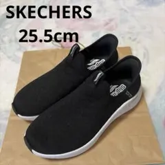 スケッチャーズ アーチフィット 2.0 チーターシック ブラック スリップインズ