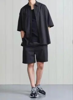 H BEAUTY&YOUTH ユナイテッドアローズ黒ハーフパンツ・ショートパンツのサムネイル