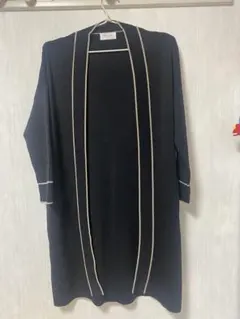 Opaque Clipブラック カーディガン