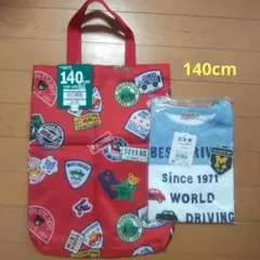 ミキハウス 半袖Tシャツ&エコバッグ 140cm 日本製のサムネイル