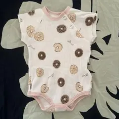 アプレレクール おやつ柄　ロンパース【70】