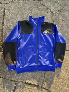 10s THE NORTH FACE 青 ジップアップジャージ s 短丈