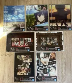 一番くじ　進撃の巨人　地鳴らし　H賞　クリアポスター　10枚