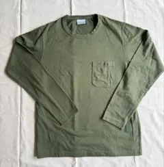 Columbia コロンビア M 長袖 ポケットTシャツ オリーブのサムネイル