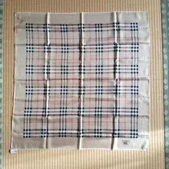 ✨BURBERRY バーバリー ノバチェック 大判 シルク100% スカーフ
