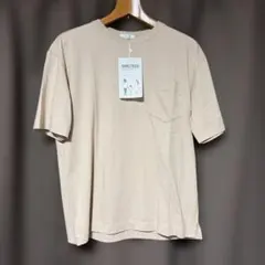 a.v.v SHELTECH ポケット付き Tシャツ ベージュ M