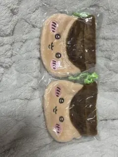 ちいかわ おかお巾着 2個　くりまんじゅう