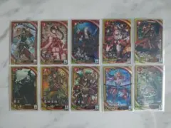 英傑大戦　第2弾　緋　ER3枚SR7枚コンプ