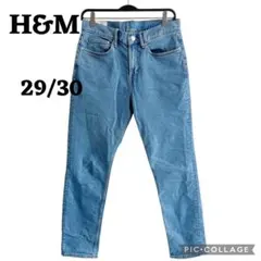 H&M スリムフィットジーンズ　スキニーデニム 29/30 メンズ　ライトブルー