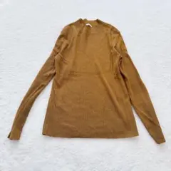 ♡ジーユー♡ リブハイネックセーター(長袖) シンプル　無地　カジュアル　L