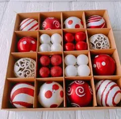 クリスマスボール オーナメント クリスマス飾り ボール 44個豪華セット