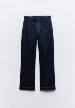 ZARA センターシームハイライズデニムパンツ