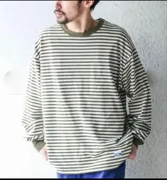 ARMY TWILL アーミーツイル　ボーダー長袖カットソー