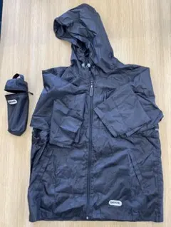 OUTDOOR PRODUCTS レインジャケット 収納袋付 ブラック サイズLのサムネイル