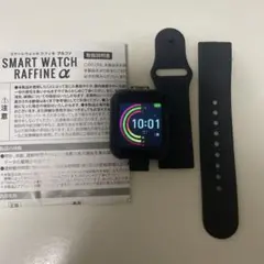 RAFFINEα スマートウォッチ ブラック 本体