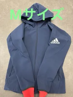 adidas フード付きピステ M ネイビー