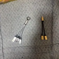 iPhone、Android用ケーブル接続線2点セット