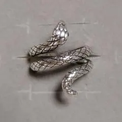 激レア】蛇 silver925 リング designring ポーカーズ - メルカリ