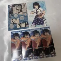 鬼滅の刃 伊之助 18巻 ポストカード 鬼滅カフェ スイパラ クリアしおり
