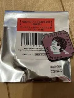 中古:鬼滅の刃　伍周年　キャラクターモチーフピンズ　竈門炭治郎　栗花落カナヲ 2025年最新】アニメ伍周年記念祭 キャラクターモチーフピンズの