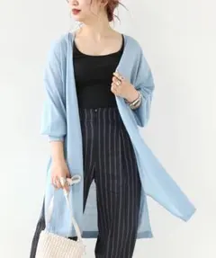 HUSH HUSH 【新品】ライトブルー カーディガンのサムネイル