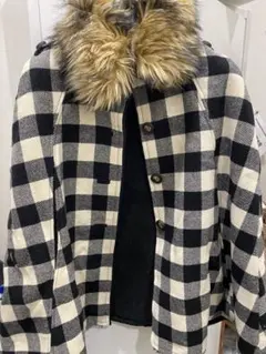⭐︎RED VALENTINO⭐︎チェック柄ファージャケット