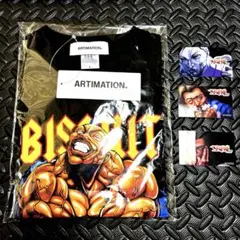 【新品】刃牙博 L 会場限定 ビスケットオリバ Tシャツ か*く様 【新品】刃牙博 L 会場限定 ビスケットオリバ Tシャツ 入手