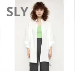SLY LOOSE OVER ARMSLIT ホワイトシャツ 長袖のサムネイル