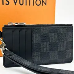 【美品・希少】ルイヴィトン フラグメントケース ストラップ ダミエ グラフィット