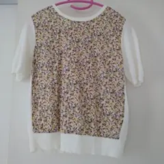 マッキントッシュフィロソフィー　リバティ　コットン　ニット　美品