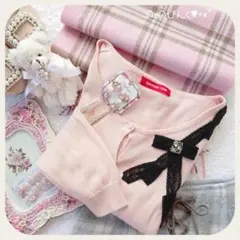 Apuweiser-riche♡新品 可愛いリボン♡カーディガン