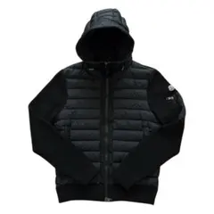 【極美品】 MONCLER ハイブリッドダウンニット ブラック M