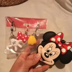 ミニーマウス シリコンストラップセット